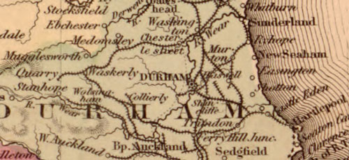 England and Wales 1862 Johnson and Ward Historic Map Reprint