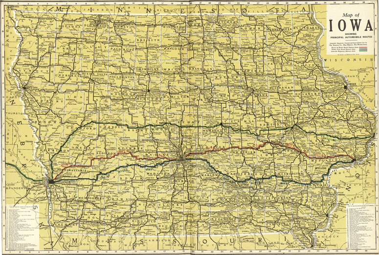 Iowa State Kenyon 1914 Historic Map Reprint