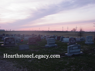 Holy Cross Cemetery at Emma, Missouri in Lafayette County, Missouri 02