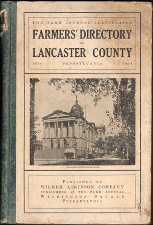 Lancaster County, Pennsylvania, Farmers Directory, 1914, book