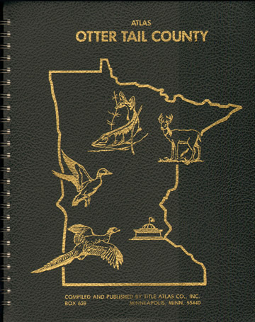 Ottertail County, Minnesota Atlas 1982 Maps 1000's of farms, families, Fergus Falls, MN